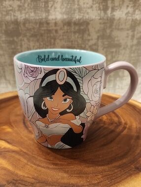 Disney Princess Jasmine "Bold & Beautiful" Ceramic Mug.